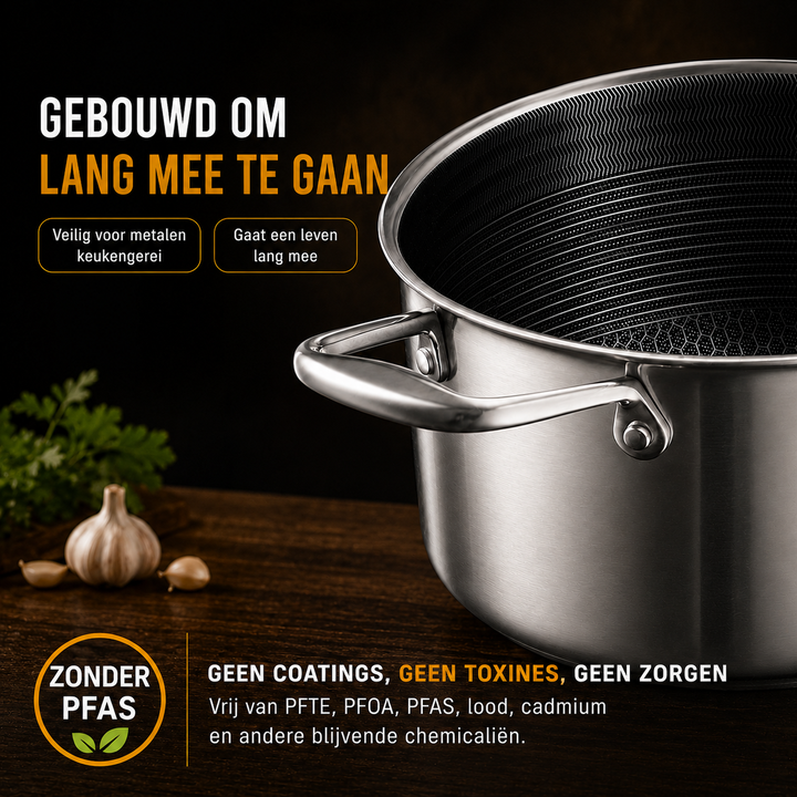 Westhoff® | Titanium Pan + Deksel