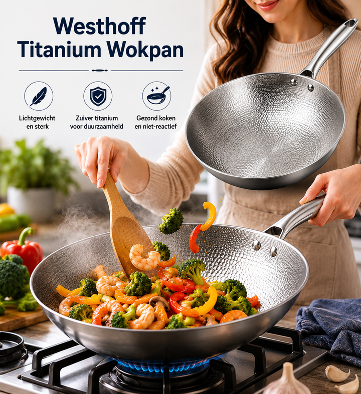 Westhoff® | Titanium Wokpan