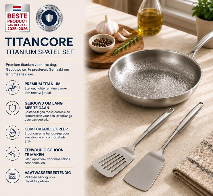 Westhoff® | Titanium Spatel Set