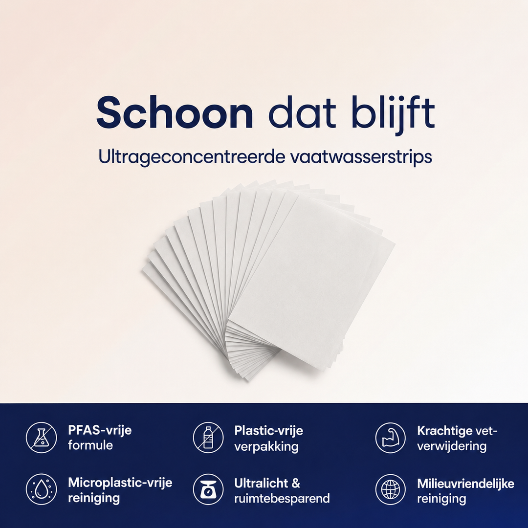 Vaatwasser Strips | 100% Microplastivrij Schoonmaken