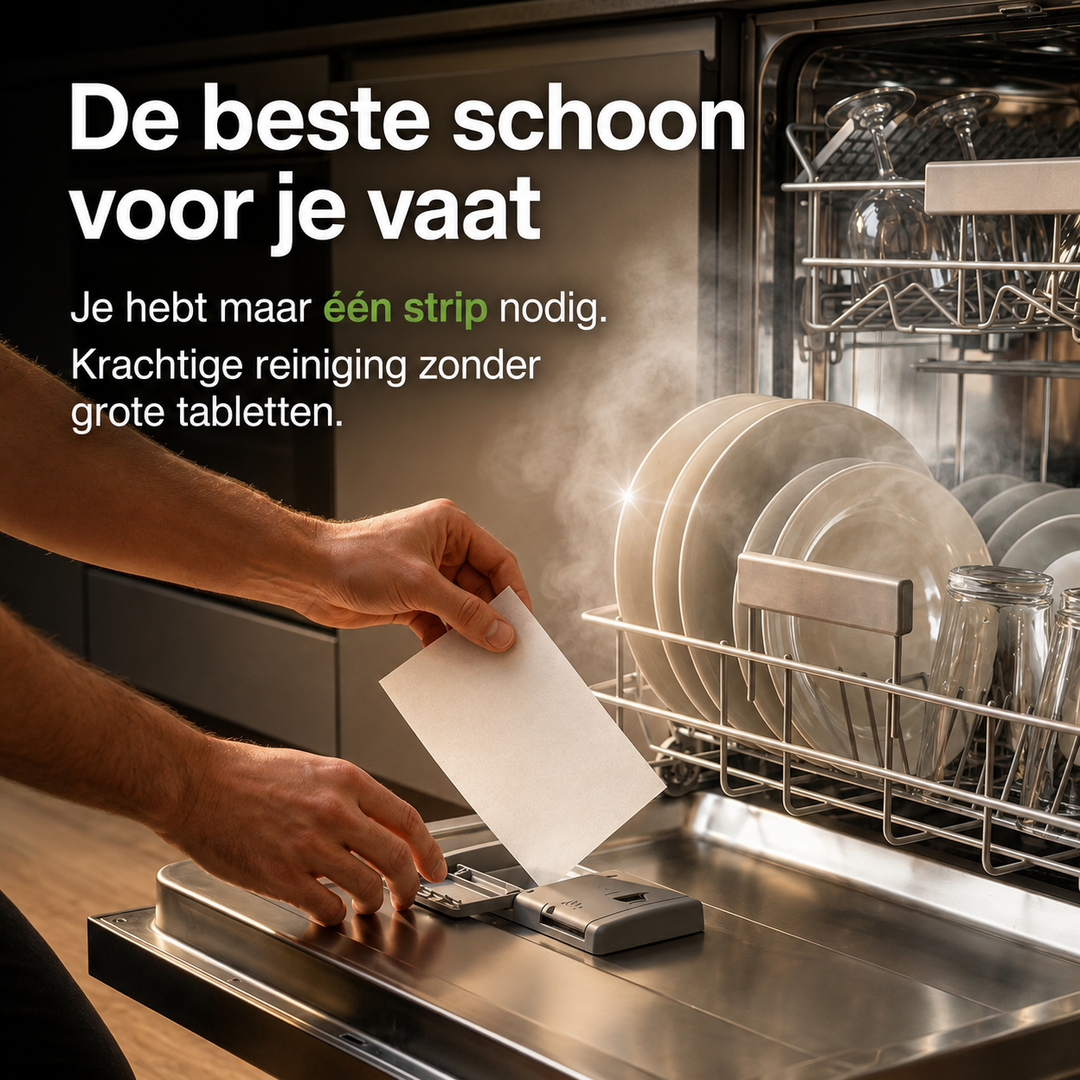 Vaatwasser Strips | 100% Microplastivrij Schoonmaken